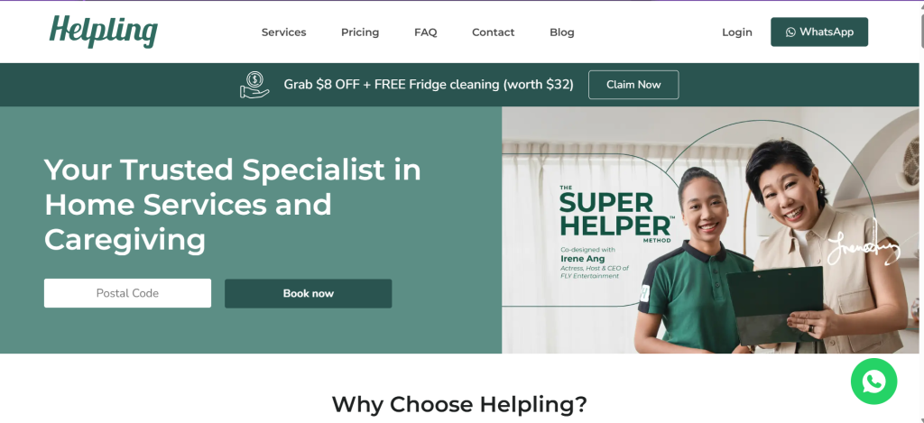 Helpling Carpet Cleaning Company Singapore