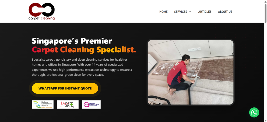 Singapore Carpet Cleaning Pte Ltd Carpet Deep Cleaning