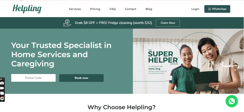 Helpling Singapore Carpet Shampoo Service